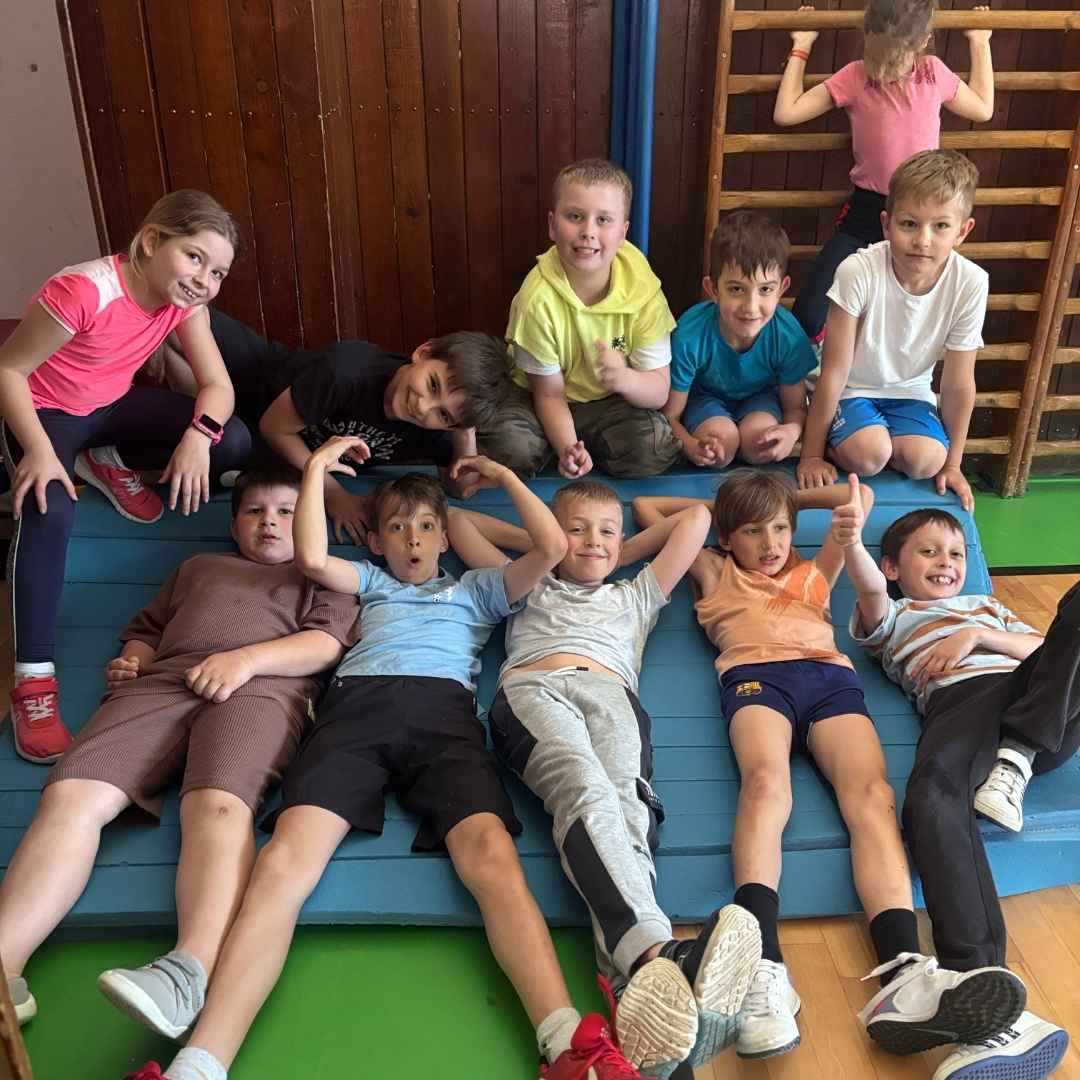 Deti pri pohybovom tréningu v The Movement Club